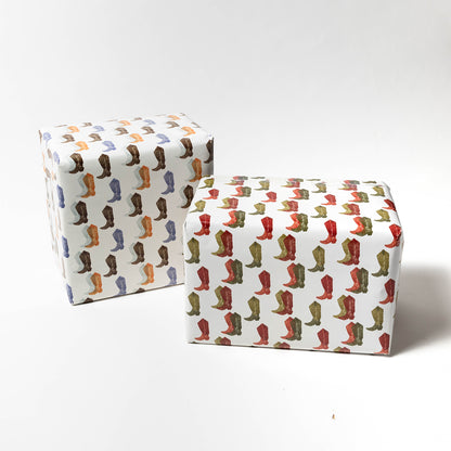 Cowboy Boot Wrapping Paper